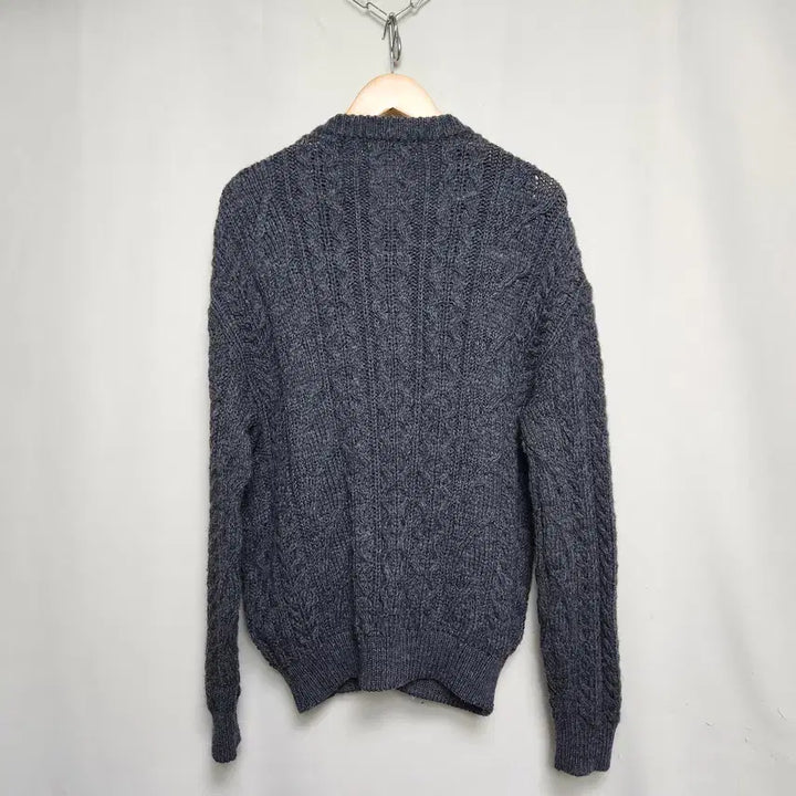 [BUNJANG] Kerry Woollen Mills Charcoal Knitwear Cardigan / [케리울른밀즈] 남성 차콜 니트웨어 가디건  40