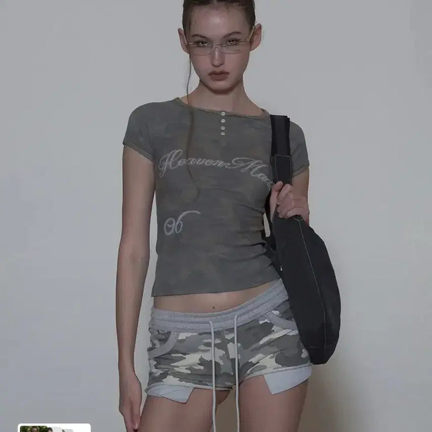 [BUNJANG] Sculptor Camo Short Sleeve Shirt / 스컬프터 카모 반팔 L사이즈
