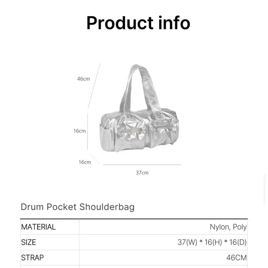 [BUNJANG] Nylon Boston Bag Shoulder Bag Tote Bag - Khaki / 나일론 보스턴백 숄더백 쇼퍼백 카키