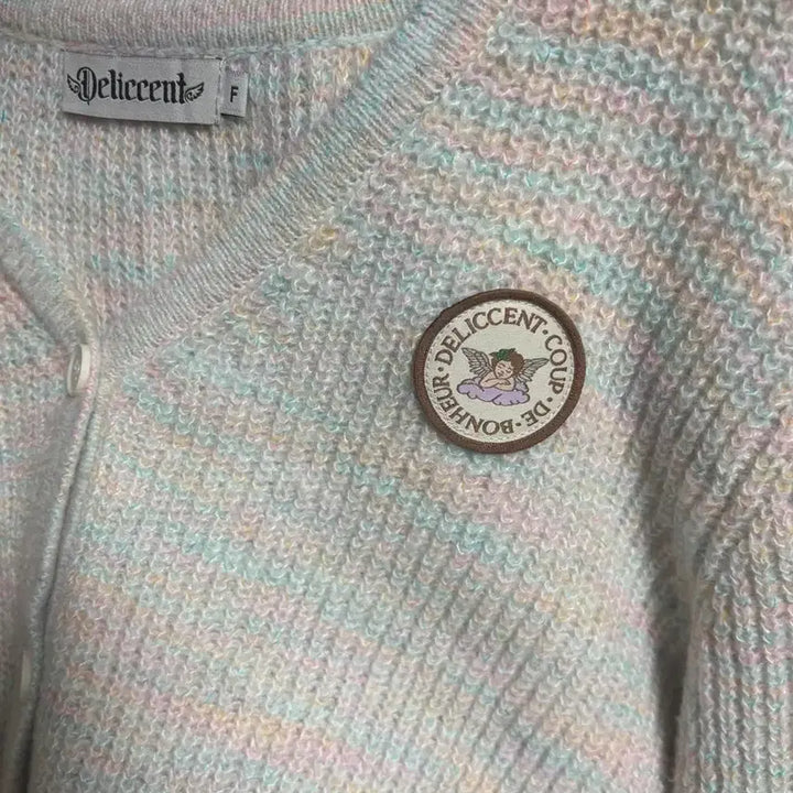 [BUNJANG] Deliscent Cable V-Neck Cardigan Mint / [새상품]델리센트 케이블 브이넥 가디건 민트
