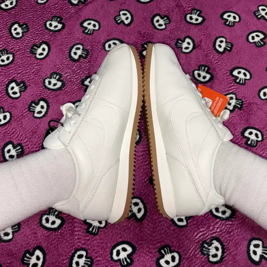 [BUNJANG] Nike Cortez SE Sail Cream Sneakers (W245) / (4개월 착용) 나이키 코르테즈 SE 세일컬러 (크림컬러) W245