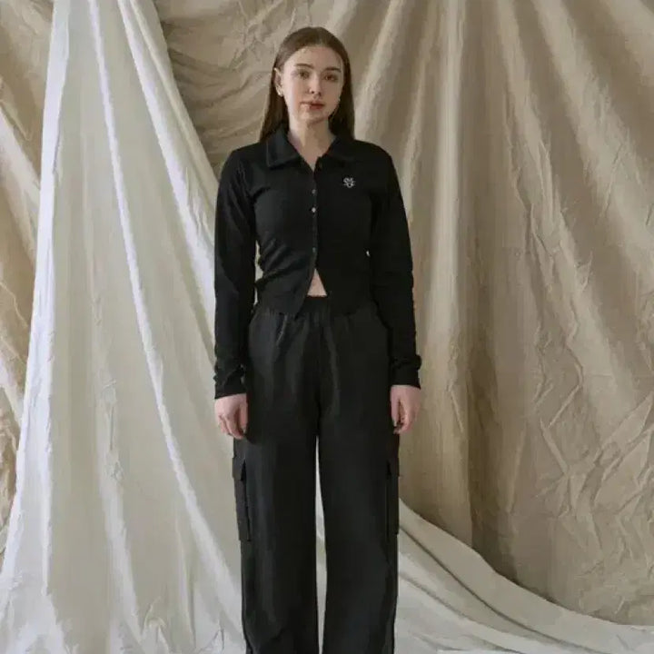 [BUNJANG] OOMEL Black Cardigan / [새상품]오오엠엘 블랙 가디건