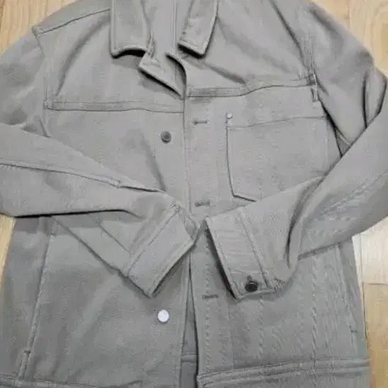 [BUNJANG] AND Z Beige Cotton Denim Jacket / 남100앤듀류베이지색 면 데님 자켓