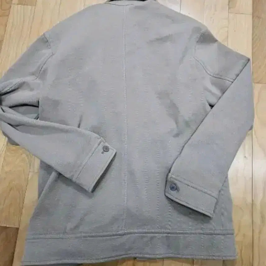 [BUNJANG] AND Z Beige Cotton Denim Jacket / 남100앤듀류베이지색 면 데님 자켓
