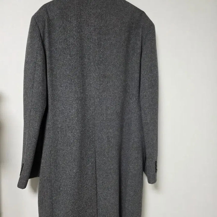 [BUNJANG] Pierre Cardin Pure Wool Long Coat / 특A/100/피에르 가르뎅 그레이 순모 롱 코트