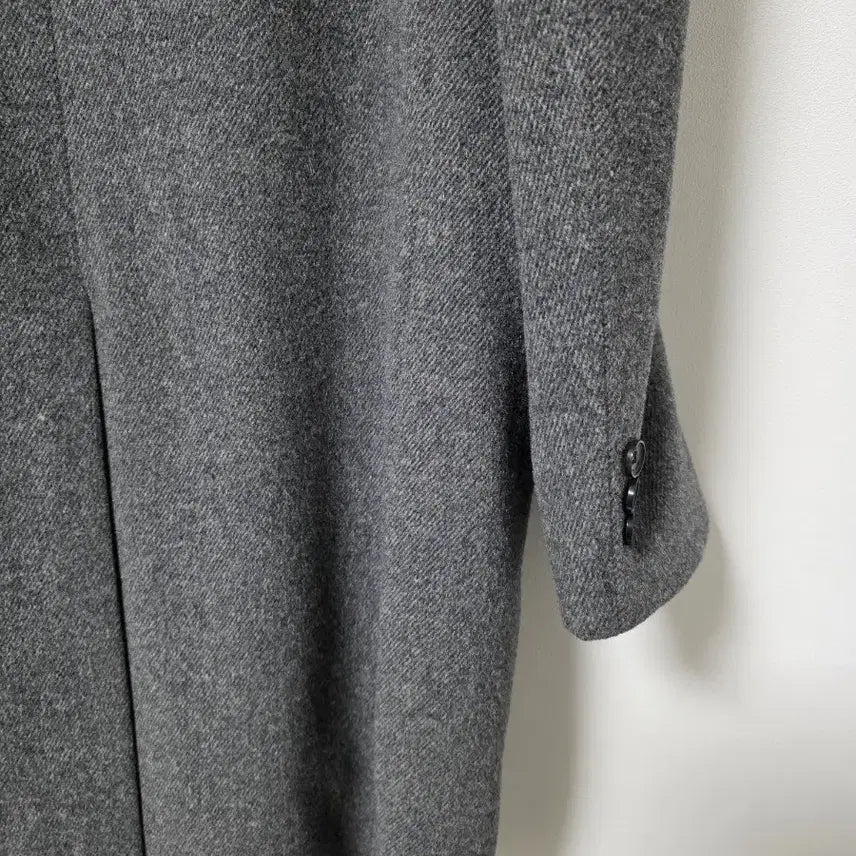 [BUNJANG] Pierre Cardin Pure Wool Long Coat / 특A/100/피에르 가르뎅 그레이 순모 롱 코트