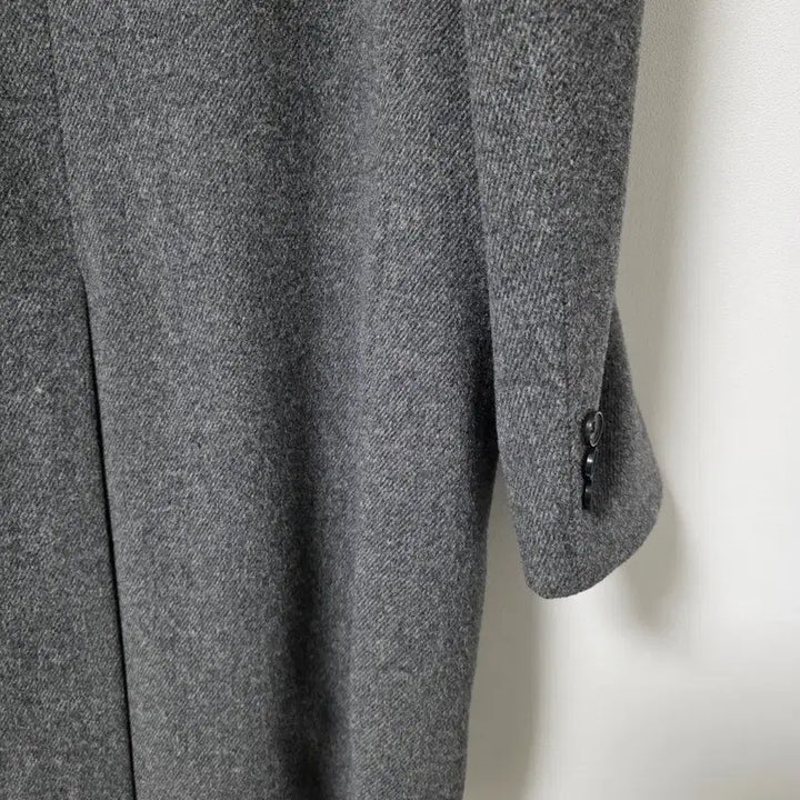 [BUNJANG] Pierre Cardin Pure Wool Long Coat / 특A/100/피에르 가르뎅 그레이 순모 롱 코트