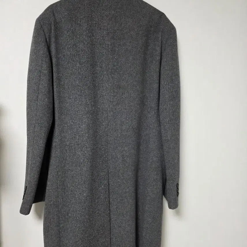 [BUNJANG] Pierre Cardin Pure Wool Long Coat / 특A/100/피에르 가르뎅 그레이 순모 롱 코트