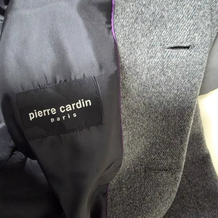 [BUNJANG] Pierre Cardin Pure Wool Long Coat / 특A/100/피에르 가르뎅 그레이 순모 롱 코트