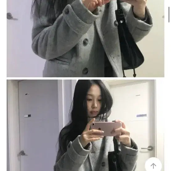 [BUNJANG] Wool Double Short Coat (Grey) / 릿킴 FELT DOUBLE SHORT COAT
