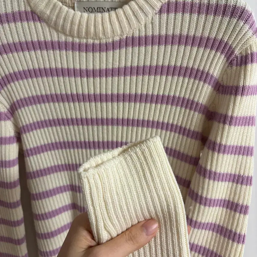 [BUNJANG] Nominate Sailor Cape Knit Set (Sunset Purple) / 노미나떼 Sailor Cape Knit Set(Sunset purple)