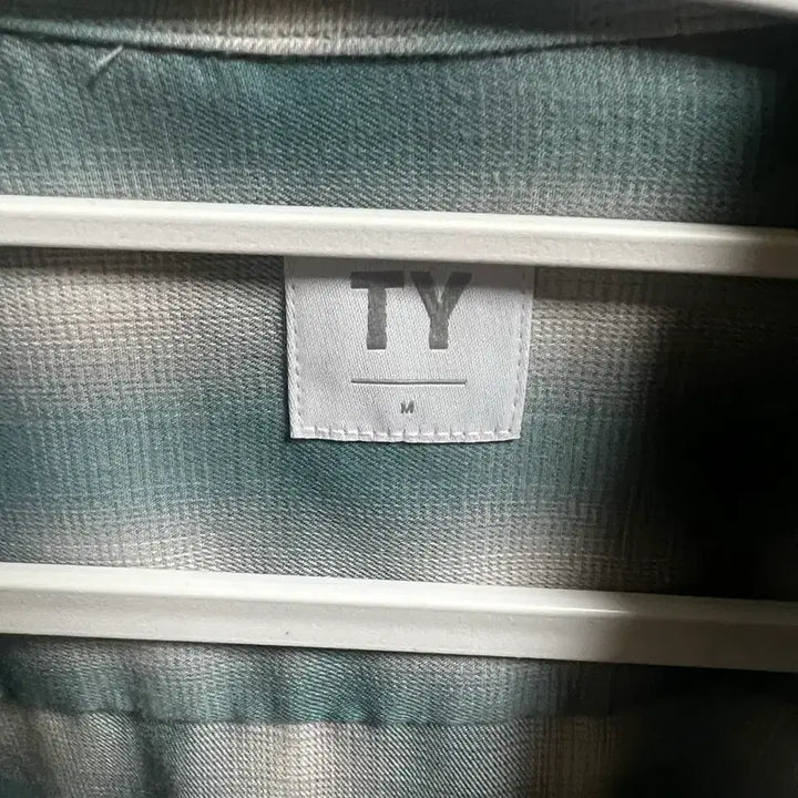 [BUNJANG] Teul-Young Ombre Shirt Green / 틀영 옴브레 셔츠 그린