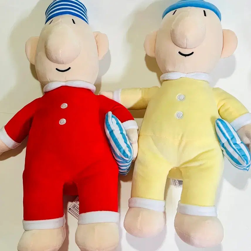 [BUNJANG] Pat &amp; Mat Pajamas Plush Doll / 새상품) 세트 파자마 패트와매트 인형