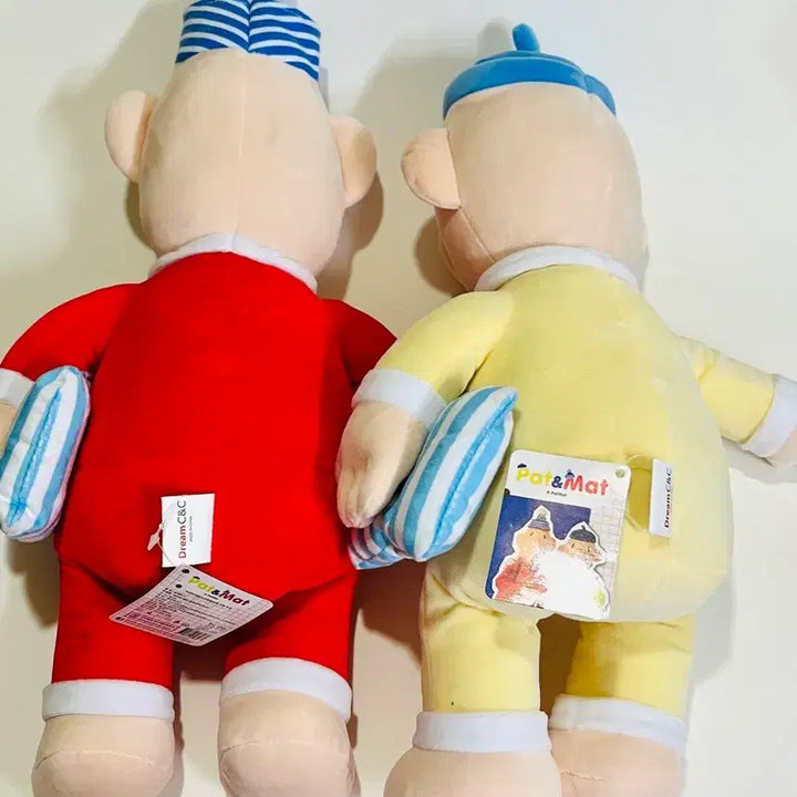 [BUNJANG] Pat &amp; Mat Pajamas Plush Doll / 새상품) 세트 파자마 패트와매트 인형