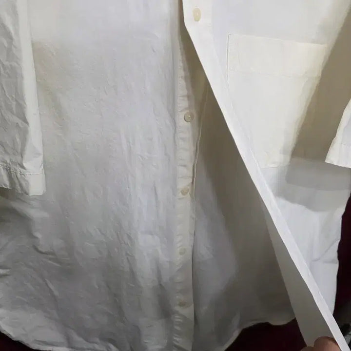 [BUNJANG] ZARA Ivory Short Sleeve Shirt / 자라 ZARA 반팔 셔츠 아이보리