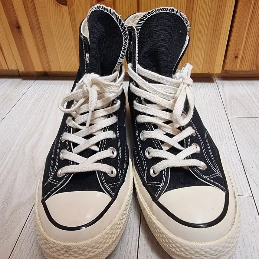 [BUNJANG] Converse Chuck 70 High Black Sneakers / 컨버스 척 70 하이 블랙 250