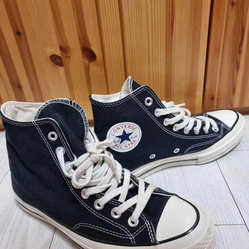 [BUNJANG] Converse Chuck 70 High Black Sneakers / 컨버스 척 70 하이 블랙 250