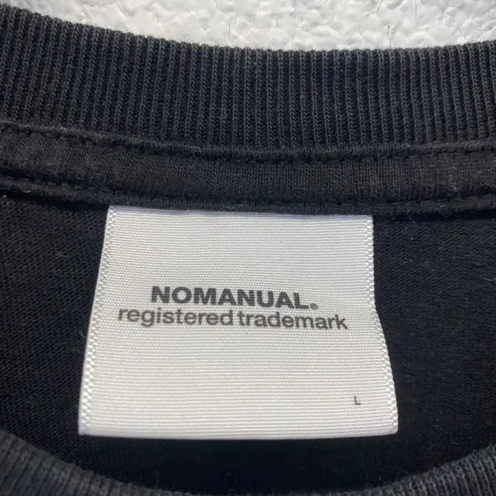 [BUNJANG] No.Manual Eyes Printing T-shirt Black L / 노매뉴얼 아이즈 프린팅 반팔티 블랙 L