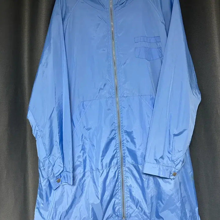 [BUNJANG] Blue Thin Windbreaker Jacket (Size 66-77) / 파란색 얇은 바람막이 점퍼66~77