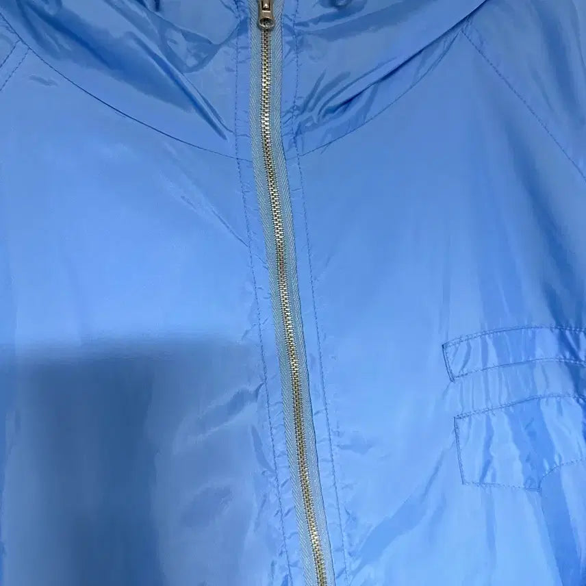 [BUNJANG] Blue Thin Windbreaker Jacket (Size 66-77) / 파란색 얇은 바람막이 점퍼66~77