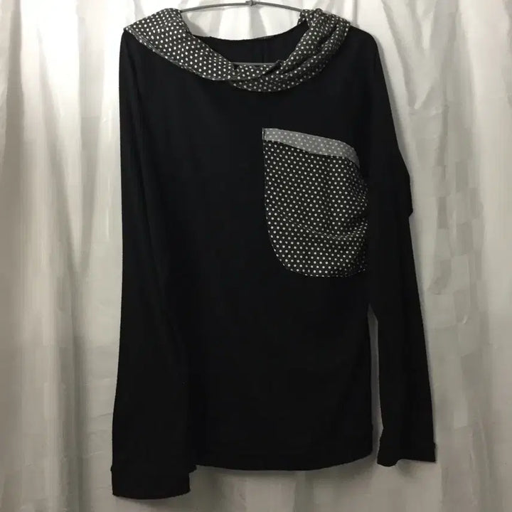 [SOLD OUT] Vintage 모리걸 괴짜 도트 케이프 후디