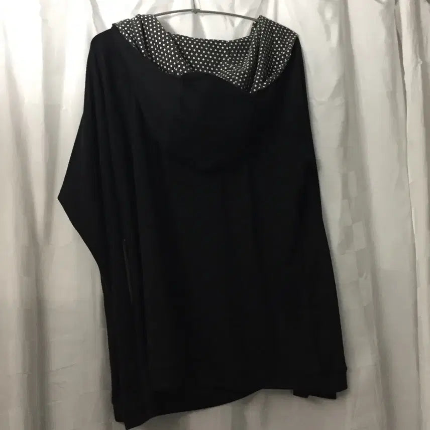 [SOLD OUT] Vintage 모리걸 괴짜 도트 케이프 후디