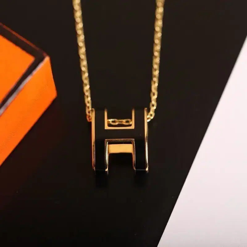 [BUNJANG] Hermes H Pendant Necklace / 에르메스  H자 펜던트