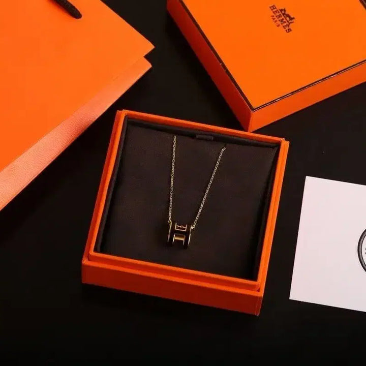 [BUNJANG] Hermes H Pendant Necklace / 에르메스  H자 펜던트