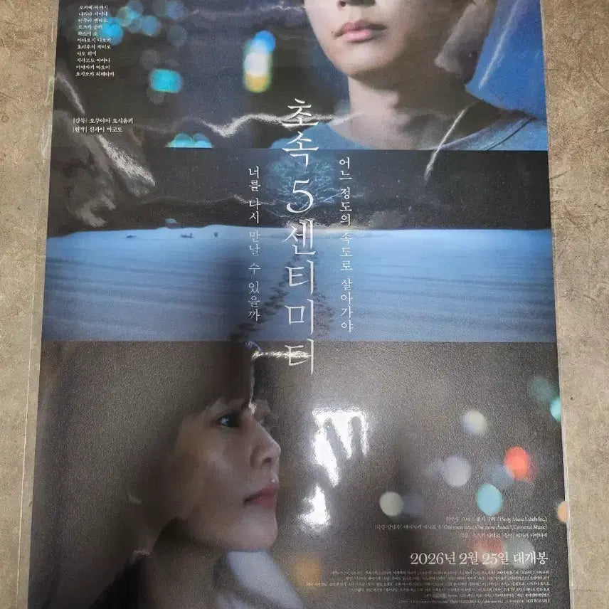 [BUNJANG] 5 Centimeters Per Second 1st Week Poster / 초속5센티미터 1주차 포스터