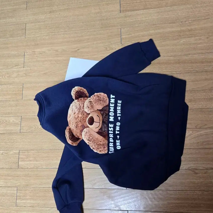 [BUNJANG] Unspecified 곰돌이 Fleece Sweatshirt / 곰돌이 기모 맨투맨free/L~XL
