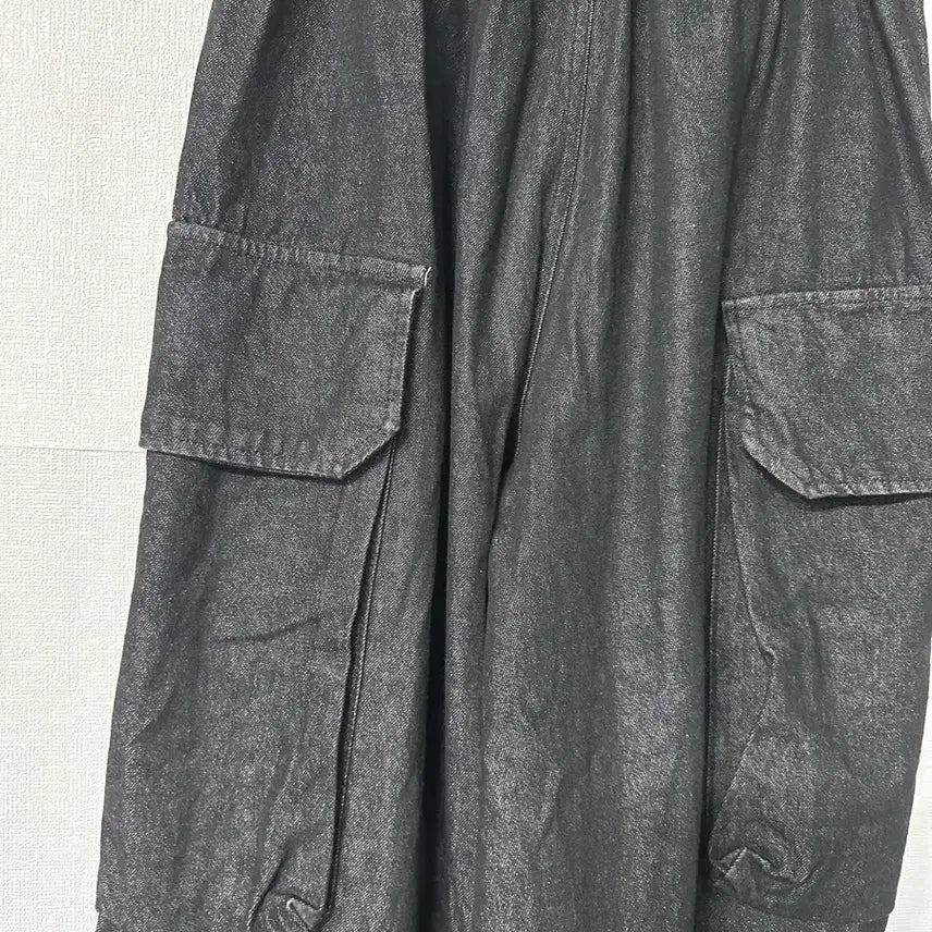 [BUNJANG] GLAMOUR Black Cargo Wide Pants / GLAMOUR 블랙 카고 와이드 팬츠 사이즈28-30