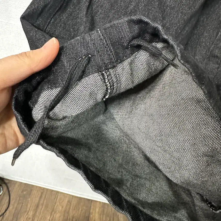 [BUNJANG] GLAMOUR Black Cargo Wide Pants / GLAMOUR 블랙 카고 와이드 팬츠 사이즈28-30