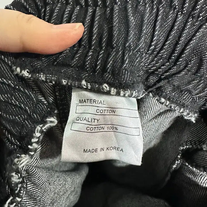 [BUNJANG] GLAMOUR Black Cargo Wide Pants / GLAMOUR 블랙 카고 와이드 팬츠 사이즈28-30