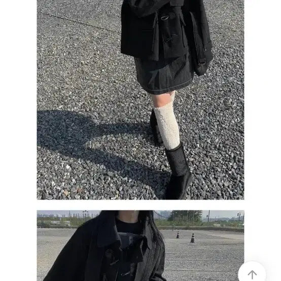 [BUNJANG] Anyone More Tteokbokki Short Coat / 애니원모어 떡볶이 숏코트 (3번 착용)