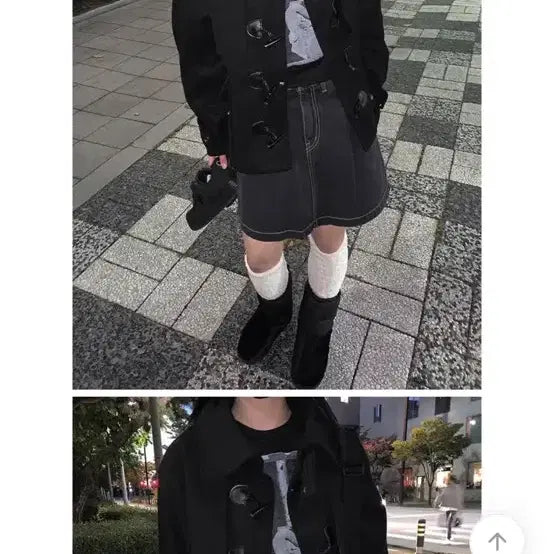 [BUNJANG] Anyone More Tteokbokki Short Coat / 애니원모어 떡볶이 숏코트 (3번 착용)