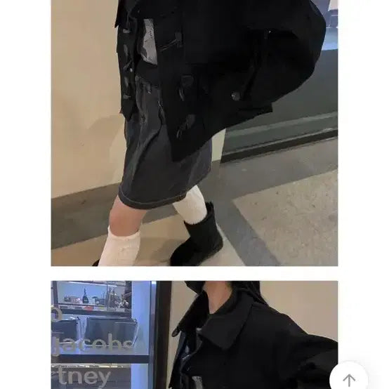 [BUNJANG] Anyone More Tteokbokki Short Coat / 애니원모어 떡볶이 숏코트 (3번 착용)