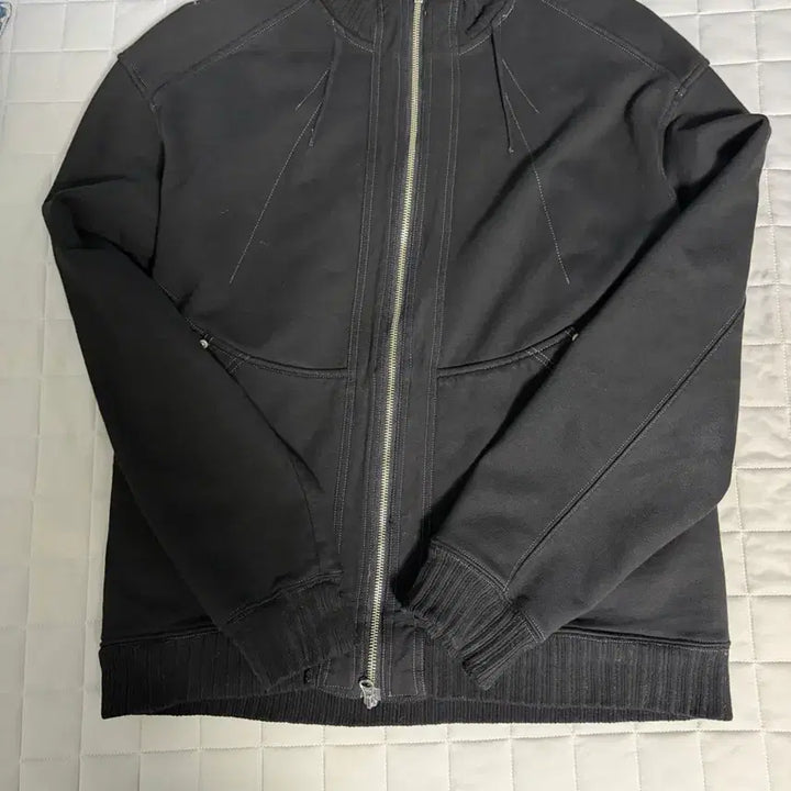 [BUNJANG] Cost Per Kilo Overdyed Sweat Zip-up L Black / 코스트퍼킬로 오버다이드 스웻집업 L 블랙
