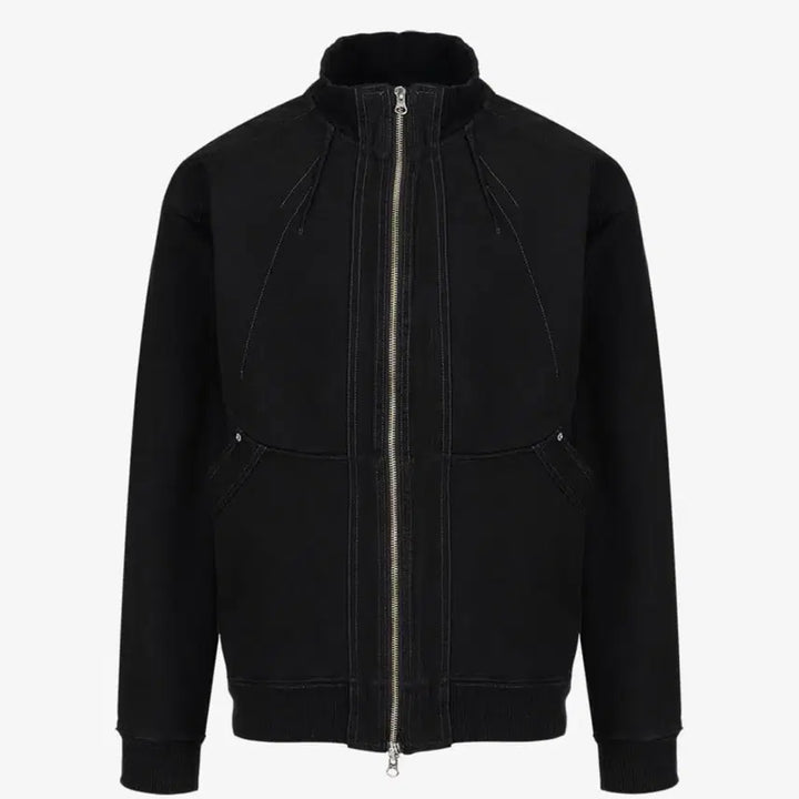 [BUNJANG] Cost Per Kilo Overdyed Sweat Zip-up L Black / 코스트퍼킬로 오버다이드 스웻집업 L 블랙