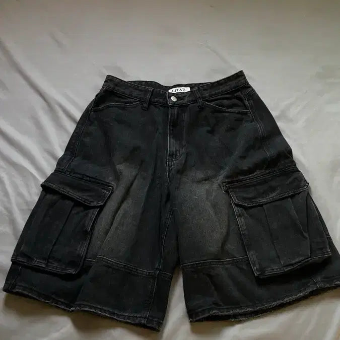 [BUNJANG] Retail Cargo Shorts (Black/M) / [리테일] 카고 팬츠 반바지 (블랙/M)