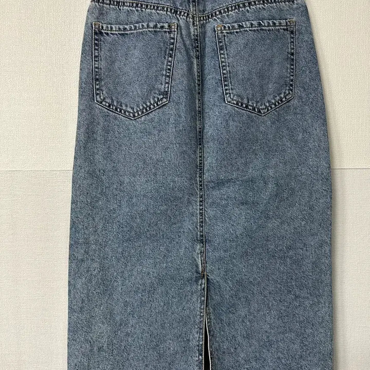 [BUNJANG] Denim Long Skirt XS/S / 연청 데님 롱 스커트 75사이즈 XS~S사이즈