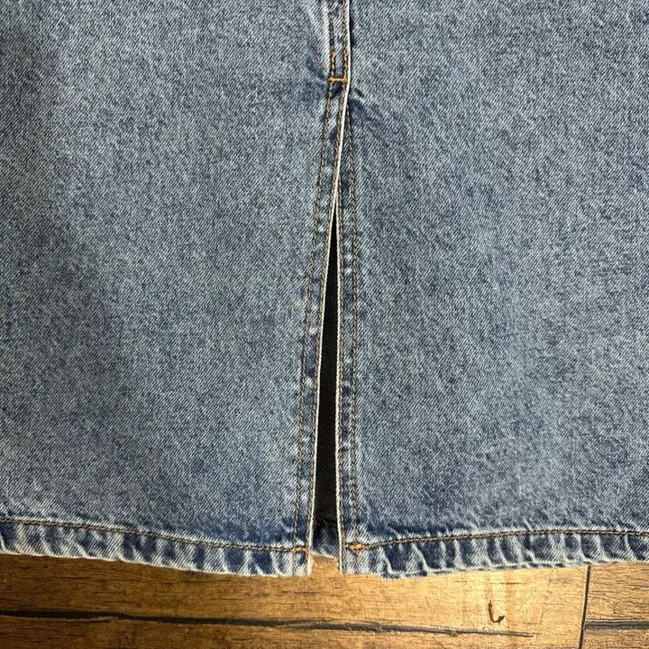 [BUNJANG] Denim Long Skirt XS/S / 연청 데님 롱 스커트 75사이즈 XS~S사이즈