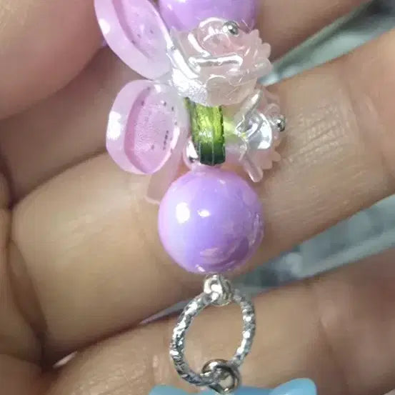 [BUNJANG] Handmade Butterfly and Lily of the Valley Keyring / 수제키링/직접만든키링입니다