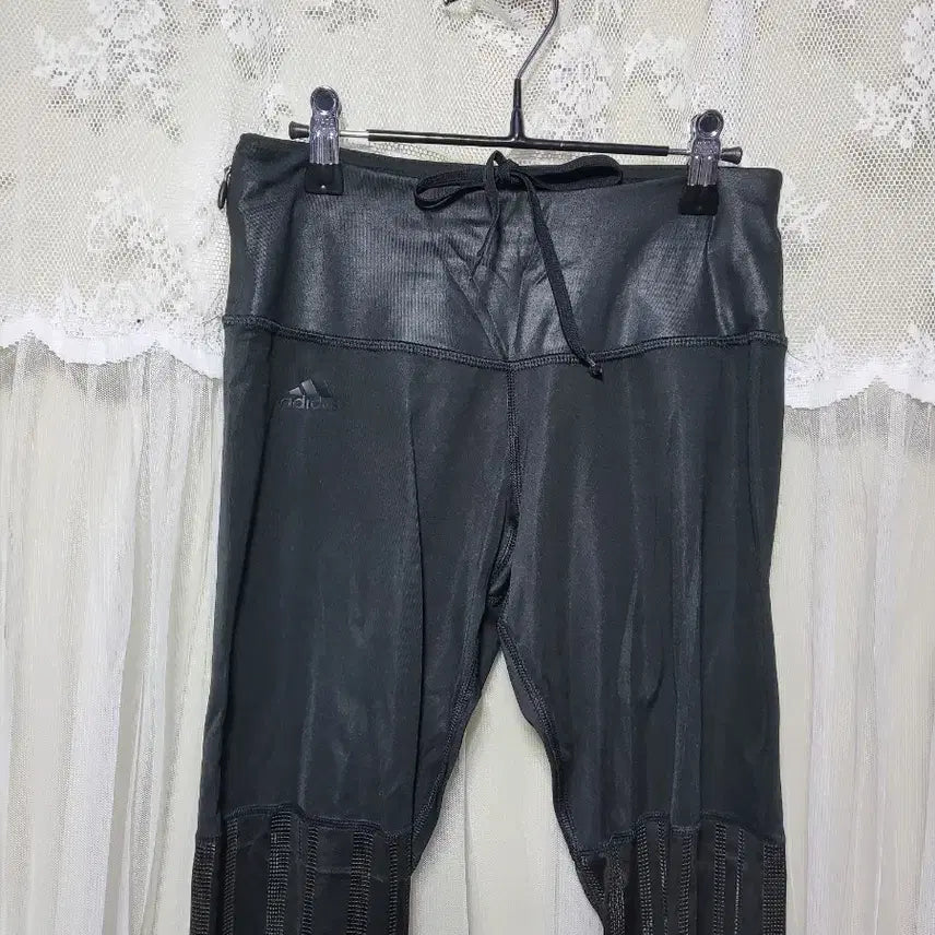 [BUNJANG] Adidas Mesh Leggings / 아디다스 블랙 메쉬 레깅스