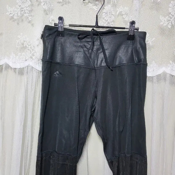 [BUNJANG] Adidas Mesh Leggings / 아디다스 블랙 메쉬 레깅스