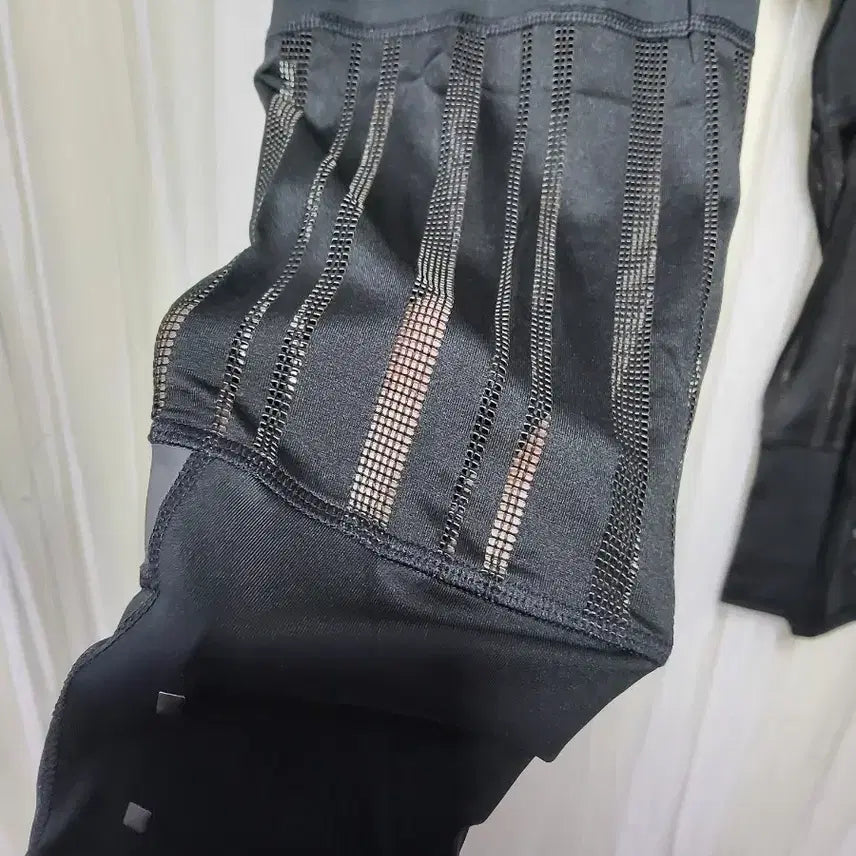 [BUNJANG] Adidas Mesh Leggings / 아디다스 블랙 메쉬 레깅스