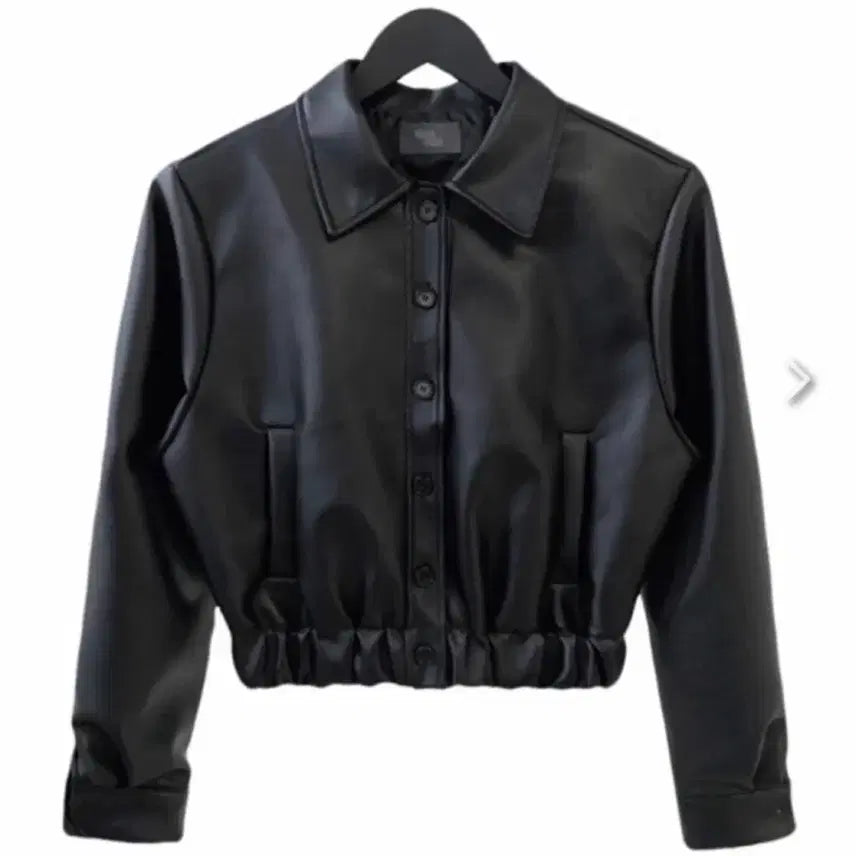 [BUNJANG] Kaki Point Leather Jacket / 카키포인트 레더자켓