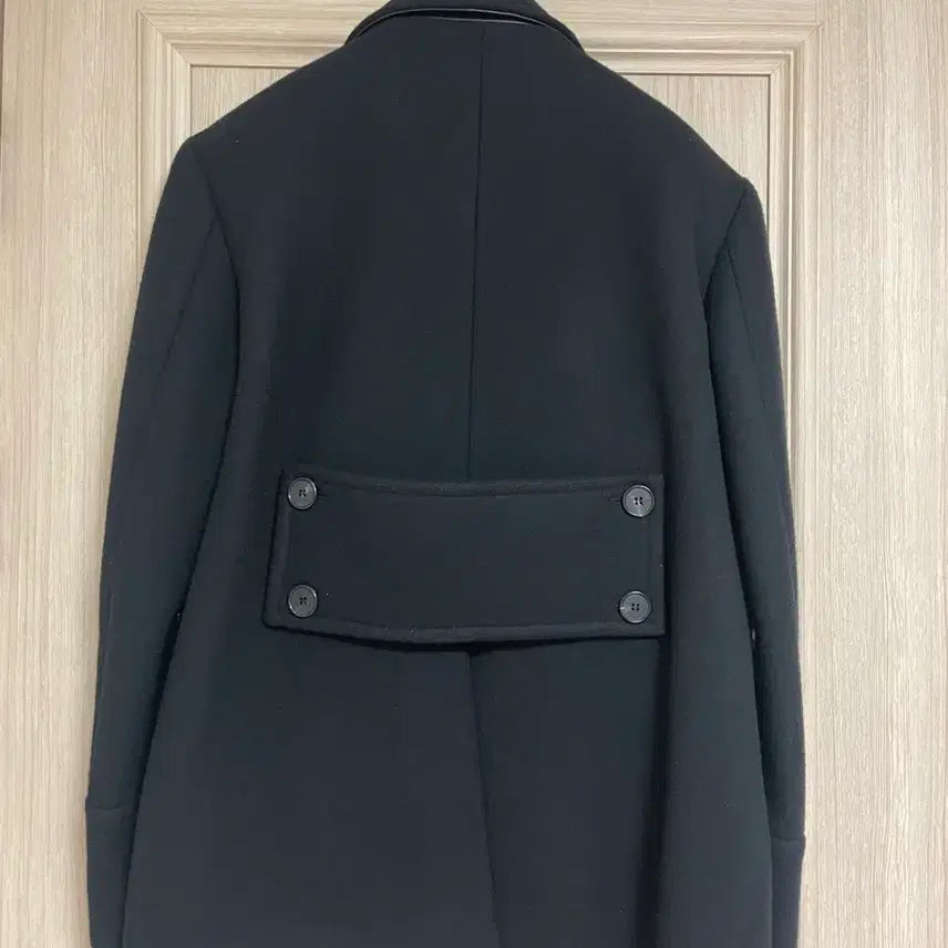 [BUNJANG] MOONSUN Black Pea Coat / MOONSUN 블랙 피코트