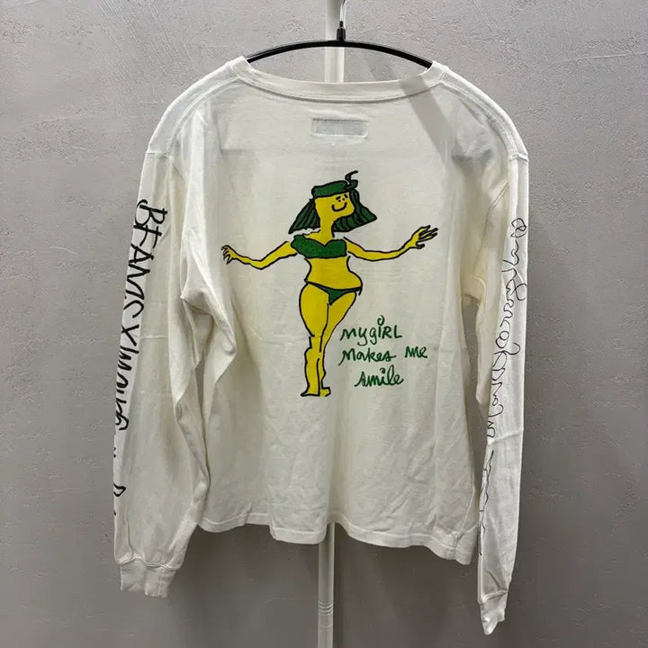 [BUNJANG] BEAMS Mark Gonzales Long Sleeve Shirt / BEAMS x 마크곤잘레스 프린팅 롱슬리브 S