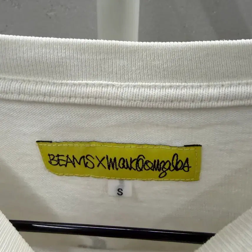 [BUNJANG] BEAMS Mark Gonzales Long Sleeve Shirt / BEAMS x 마크곤잘레스 프린팅 롱슬리브 S