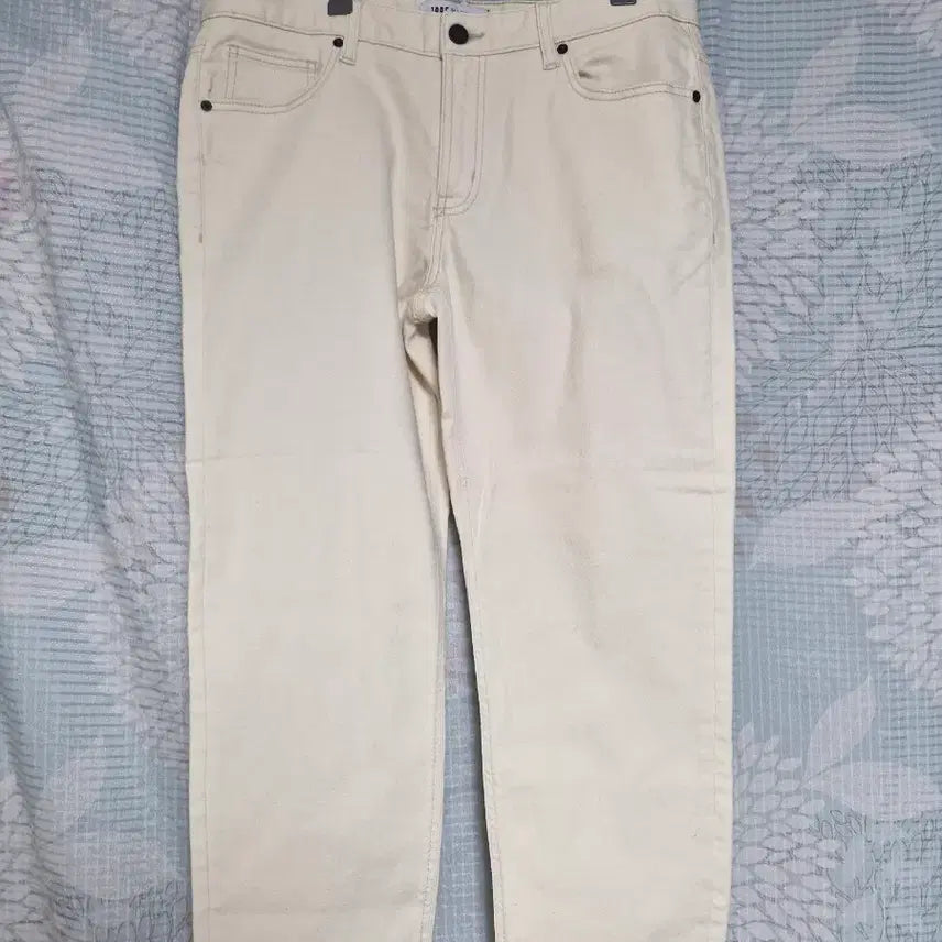 [BUNJANG] Beige Stretch Cotton Pants / 베이지 스판 면바지
